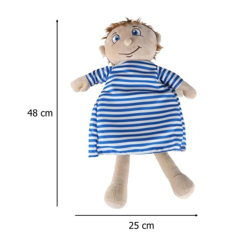 Lalka maskotka nauka anatomii chłopiec