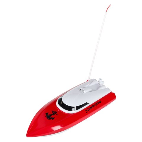 Łódź zdalnie sterowana na pilota RC 4CH mini CP802 czerwona